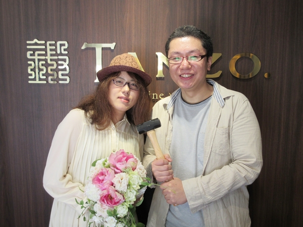 TANZOで造った結婚指輪は、身体の一部のようです。のサムネイル