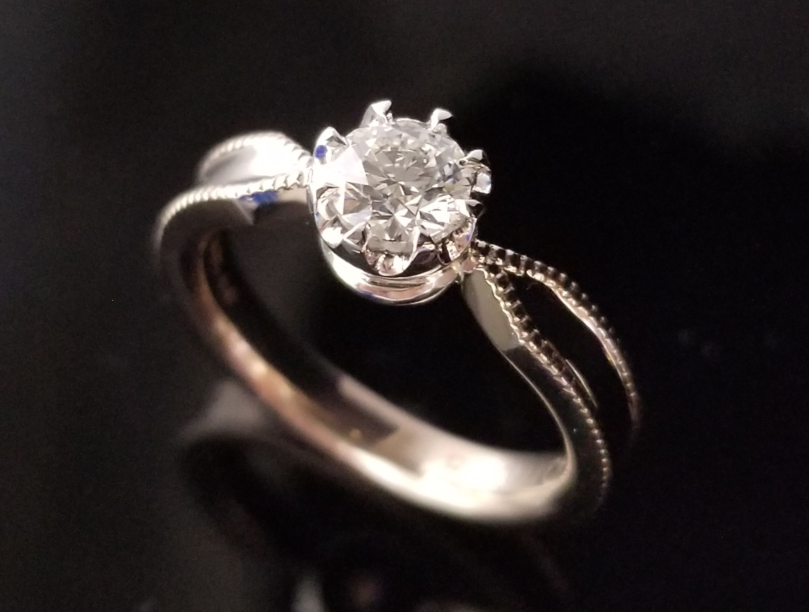 S9381 | 結婚・婚約指輪のオーダーメイドは鍛造指輪＜TANZO＞