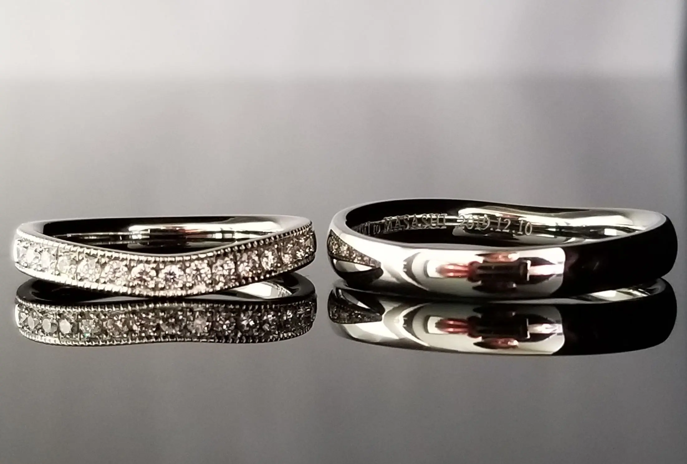 鍛造製法V字リング | 結婚・婚約指輪のオーダーメイドは鍛造指輪＜TANZO＞