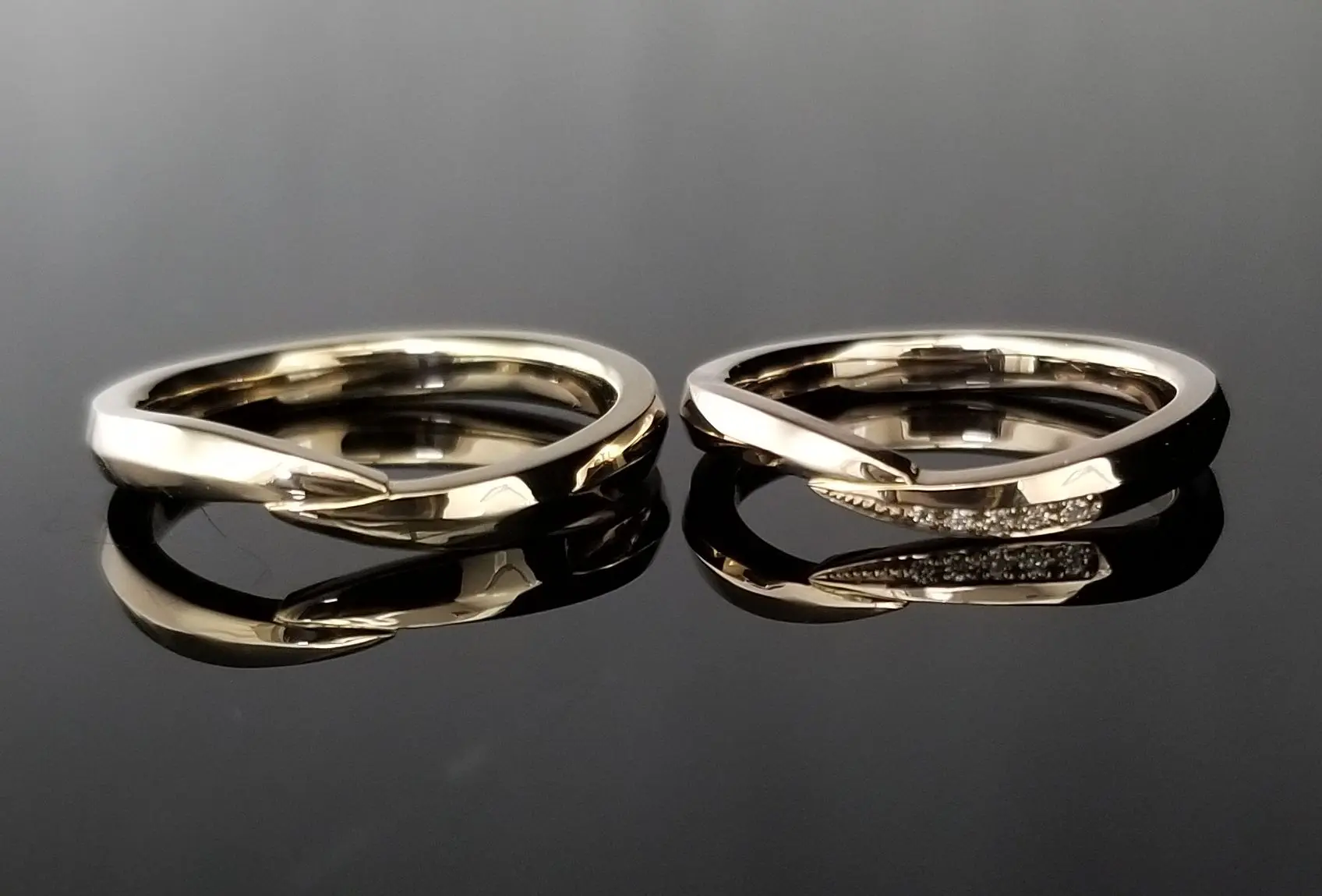 S9767 | 結婚・婚約指輪のオーダーメイドは鍛造指輪＜TANZO＞
