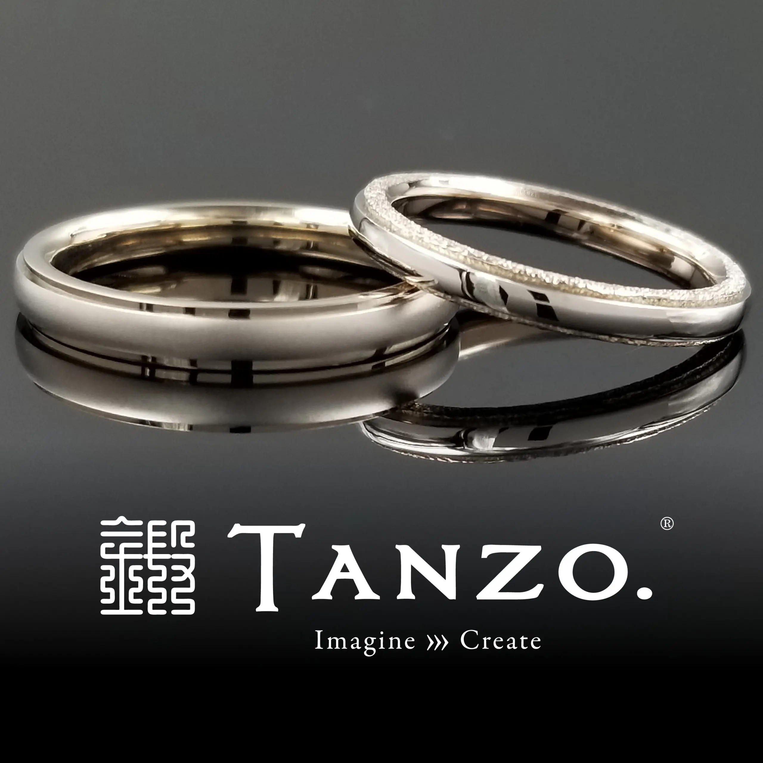 思ひそめしか】 | 結婚・婚約指輪のオーダーメイドは鍛造指輪＜TANZO＞