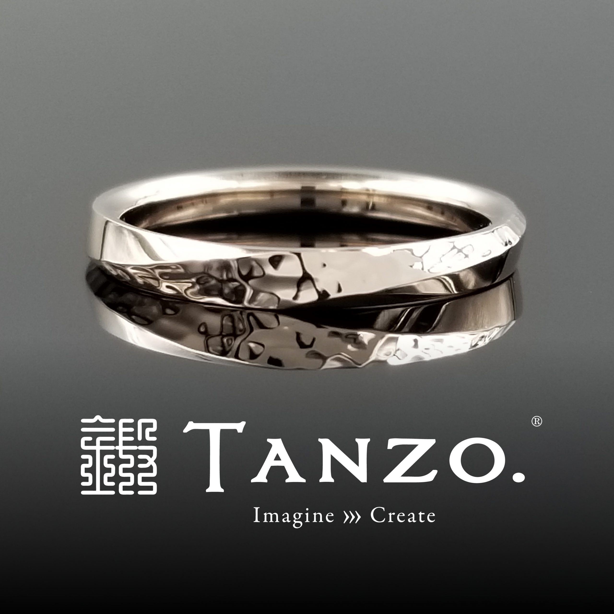 C044 | 結婚・婚約指輪のオーダーメイドは鍛造指輪＜TANZO＞