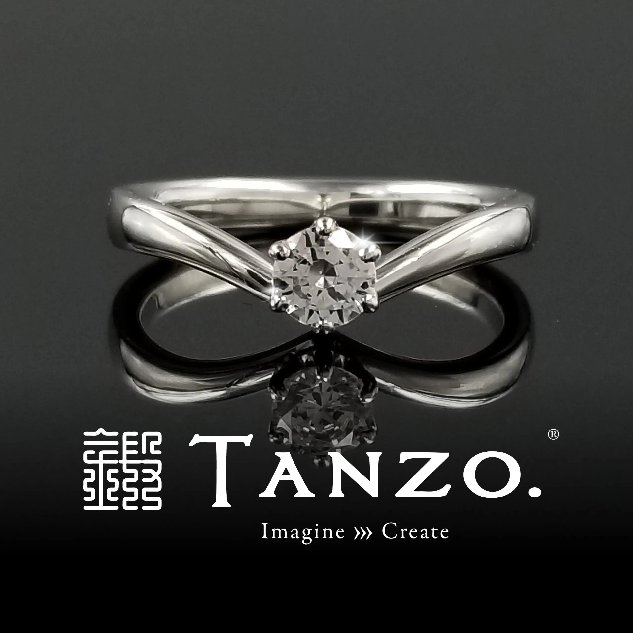 憧れの1ctのダイヤモンドリング | 結婚・婚約指輪のオーダーメイドは鍛造指輪＜TANZO＞