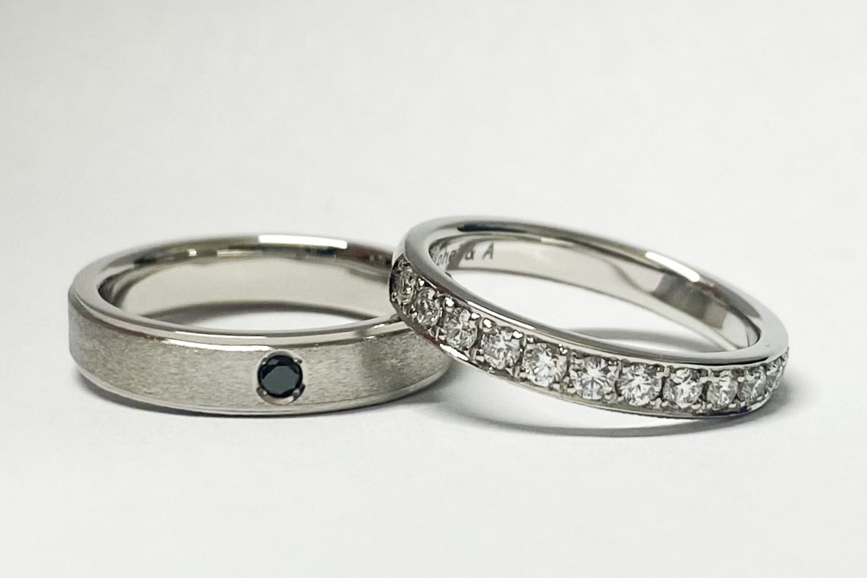 補い合うデザインが素敵なご結婚指輪のサムネイル